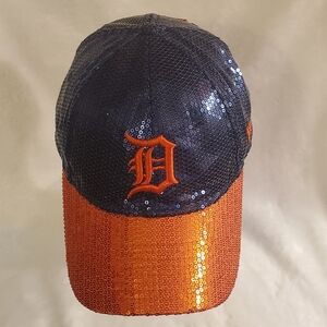 Victoria's Secret Pink Detroit Tigers Sequins Baseball Hat